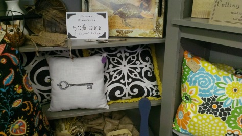 Coveted key pillow.