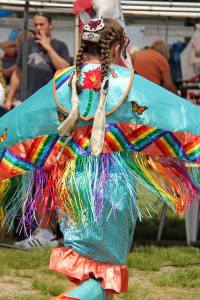 Native American fancy shawl dancer