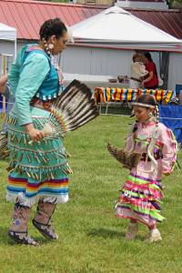Native American jingle dress dancers