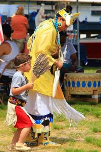 Native American traditional dancers
